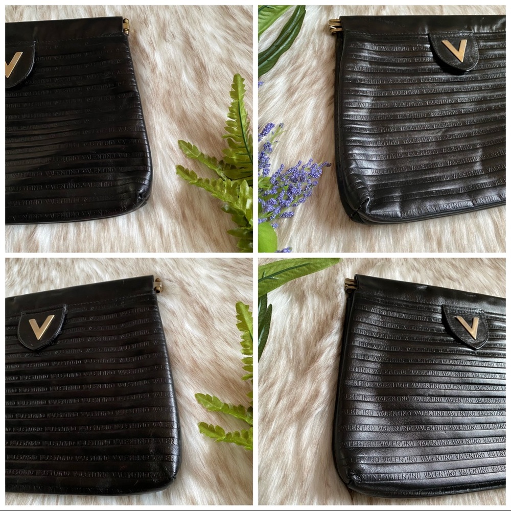 Mario Valentino Leather Clutch - Picture 7 of 11